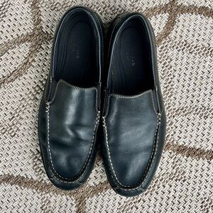 Cole Haan Loafers  Black Leather Slip-On sz 12M